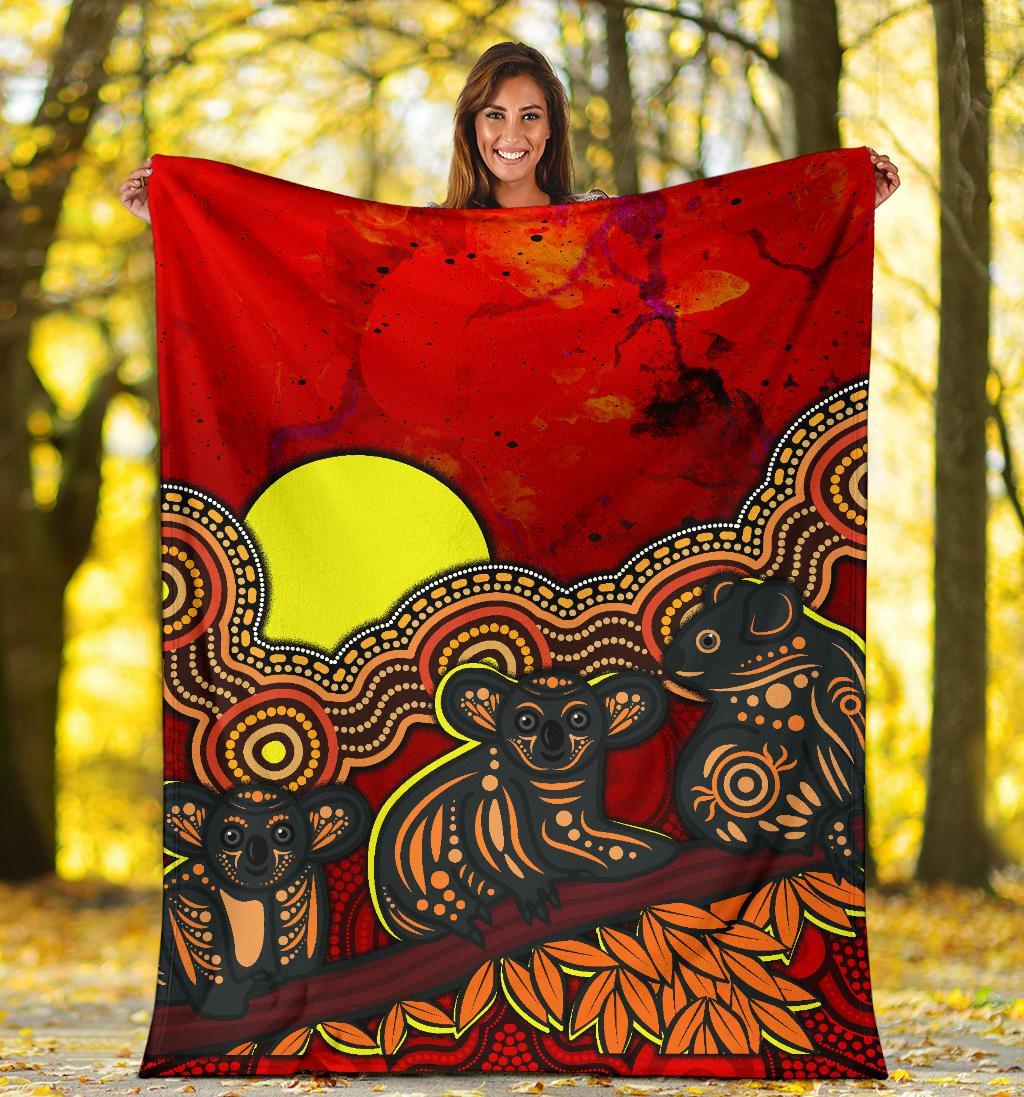 aboriginal-premium-blanket-australian-indigenous-koala