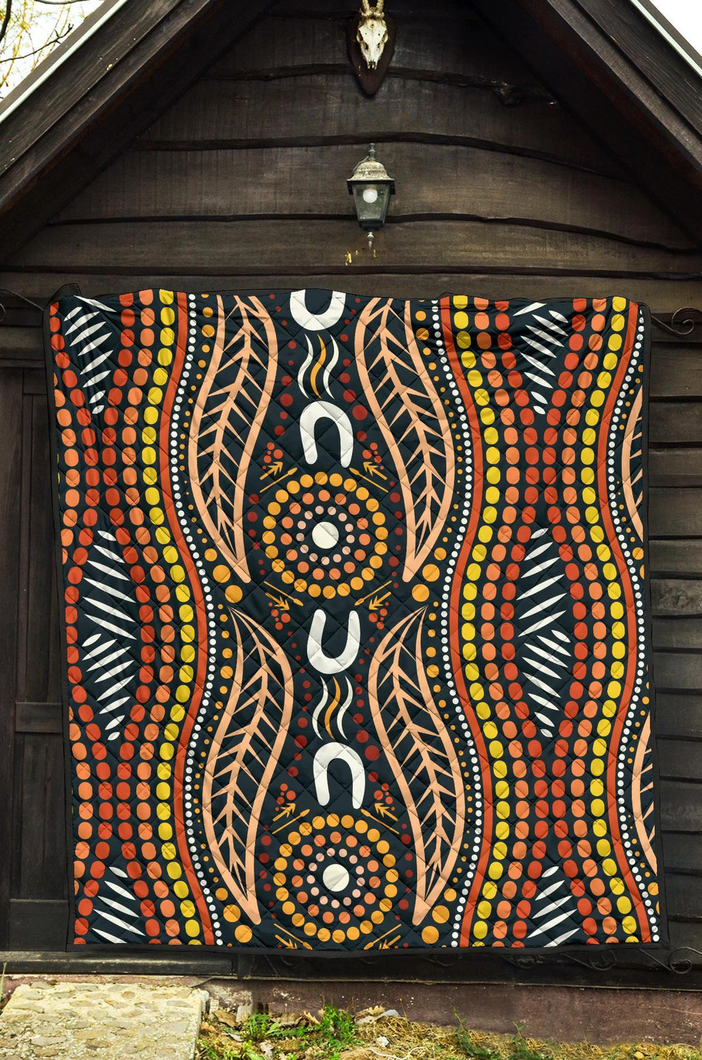 aboriginal-premium-quilt-indigenous-dot-painting