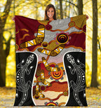 premium-blanket-aboriginal-dot-painting-lizard-blanket