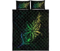 new-zealand-light-silver-fern-x-frangipani-tattoo-quilt-bedding-sets-green