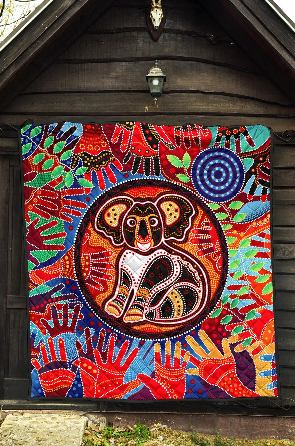 aboriginal-premium-quilt-koala-and-hand-art-dot-painting-quilt