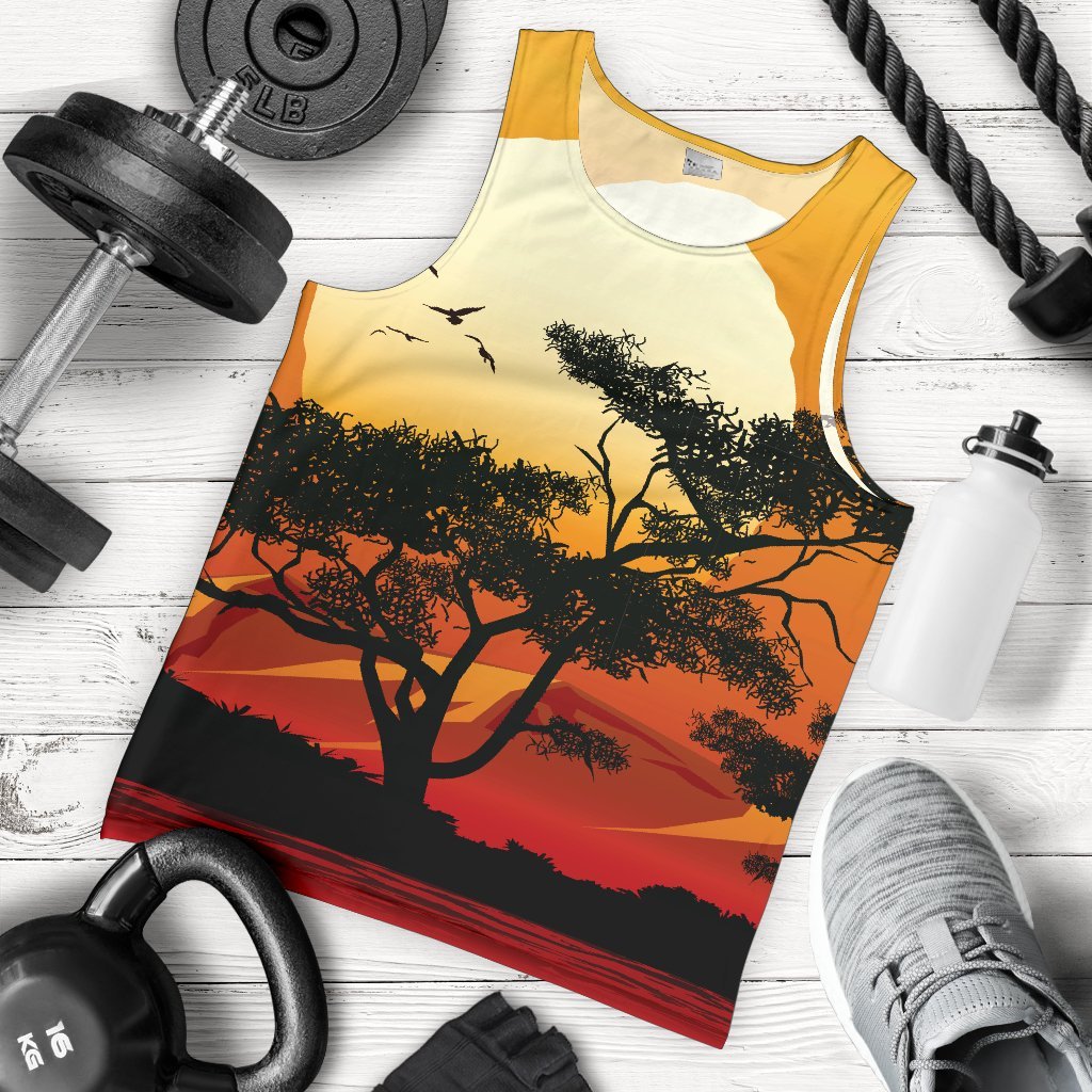 mens-tank-top-sunset-and-tree-in-australia