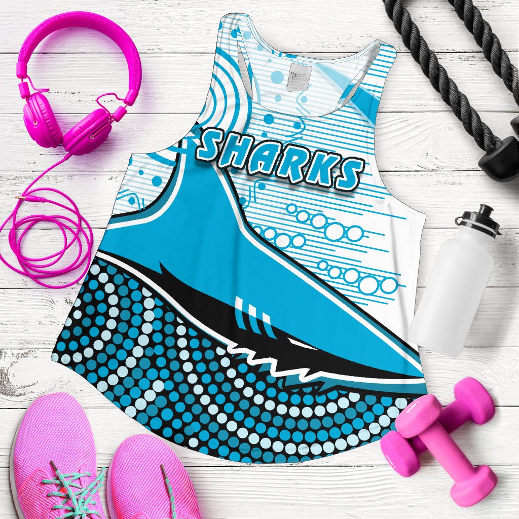 Sharks Women Racerback Tank Cronulla Indigenous Unique - Vibe Hoodie
