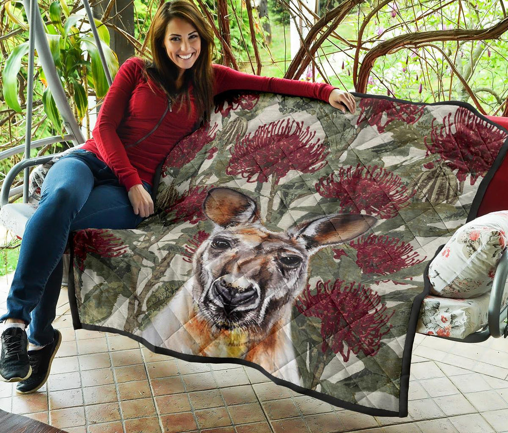 premium-quilts-kangaroo-quilts-waratah-painting