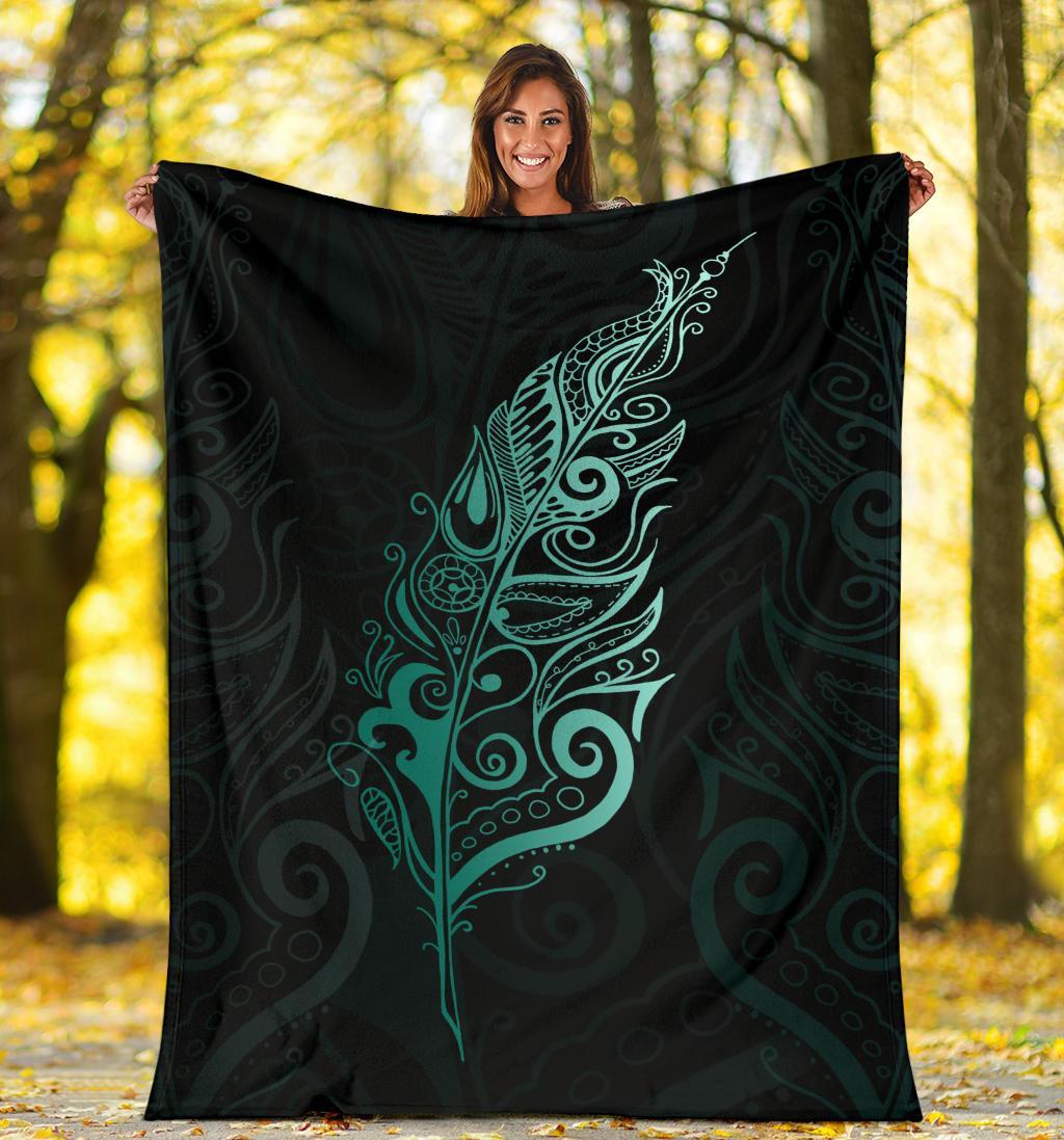 light-silver-fern-new-zealand-blanket-turquoise