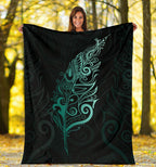 light-silver-fern-new-zealand-blanket-turquoise