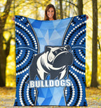 bulldogs-premium-blanket-indigenous-snappy