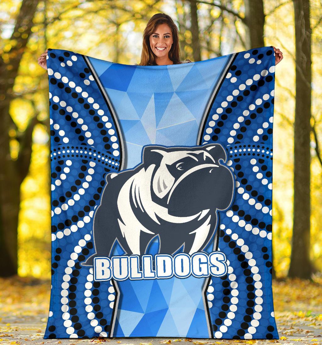 bulldogs-premium-blanket-indigenous-snappy