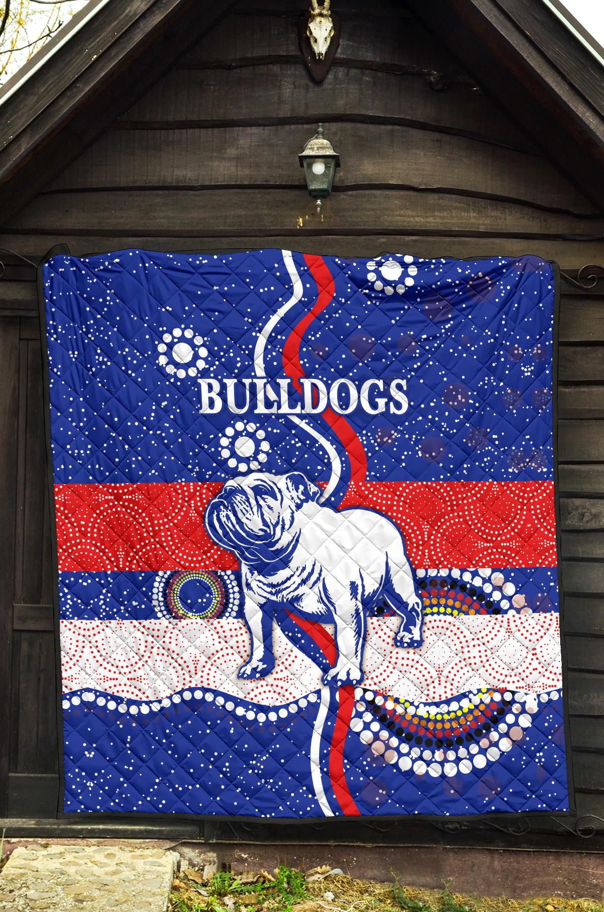 western-premium-quilt-bulldogs-unique-indigenous