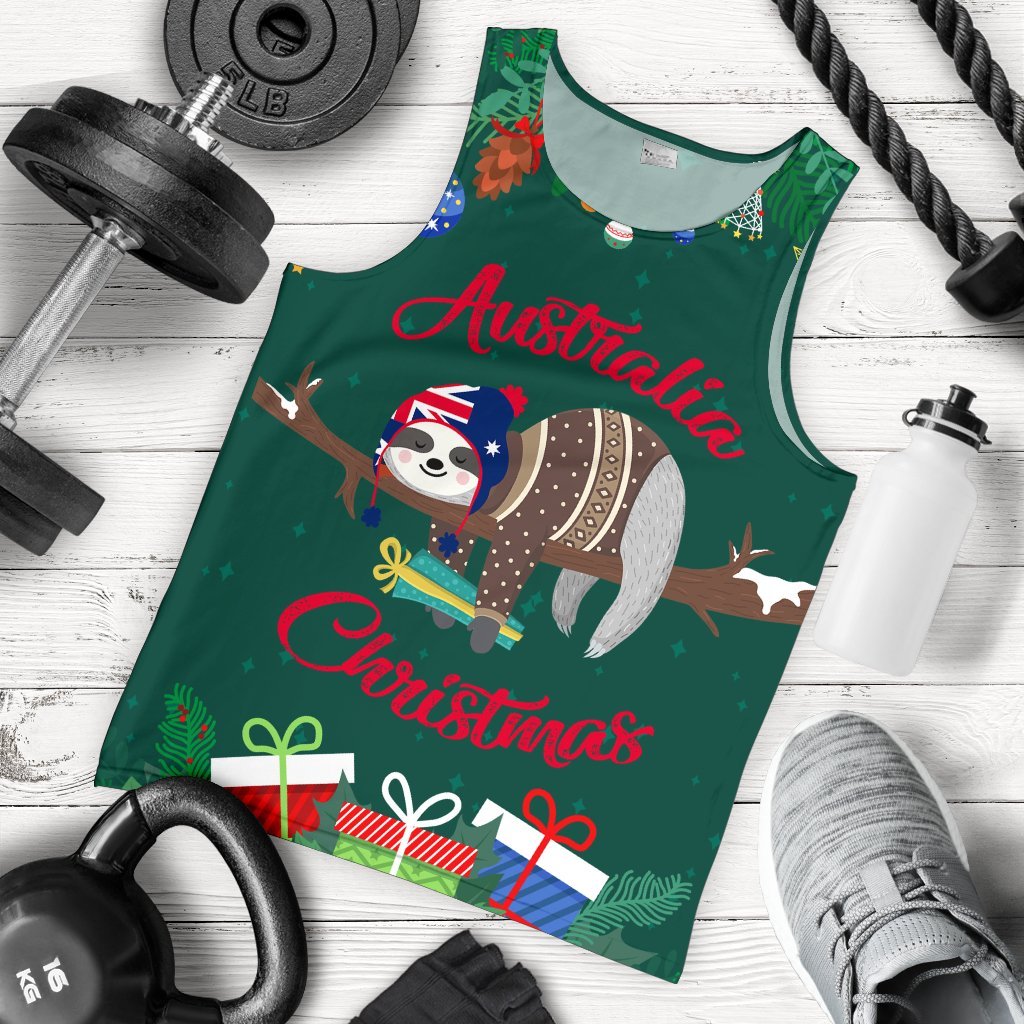 christmas-mens-tank-top-green-merry-christmas