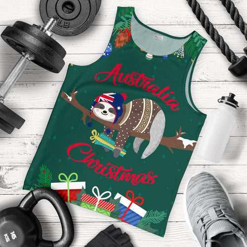 christmas-mens-tank-top-green-merry-christmas