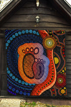 1st-australia-premium-quilt-aboriginal-mother-and-son-foot