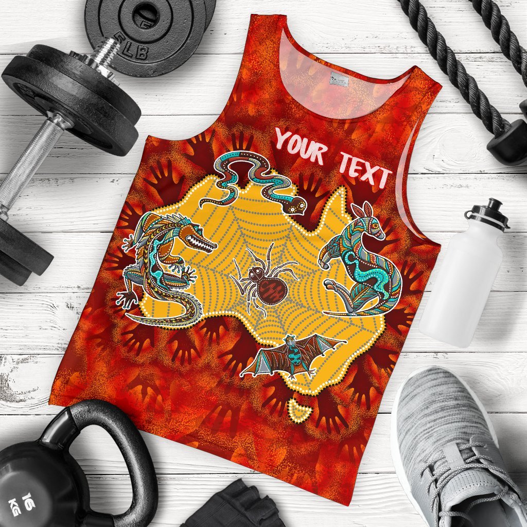 custom-aboriginal-mens-tank-top-australia-map-hand-patterns-spider-web