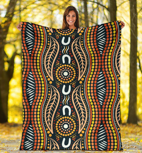 premium-blanket-indigenous-dot-painting