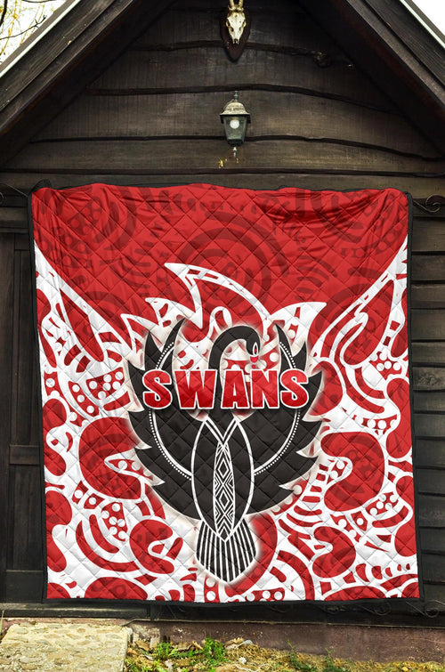 sydney-premium-quilt-simple-indigenous-swans