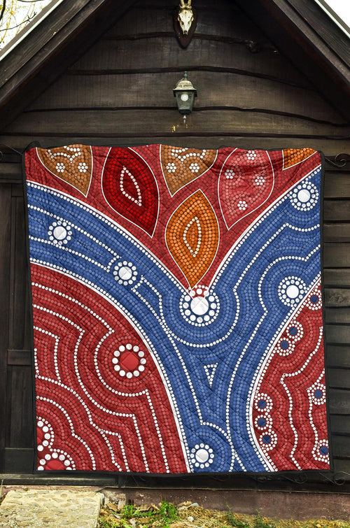 aboriginal-premium-quilt-australia-aboriginal-river
