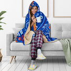 aboriginal-hooded-blanket-indigenous-footprint-patterns-blue-color