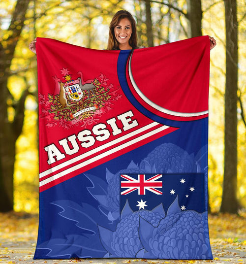 premium-blanket-aus-flag-and-coat-of-arms-blanket-waratah-flowers