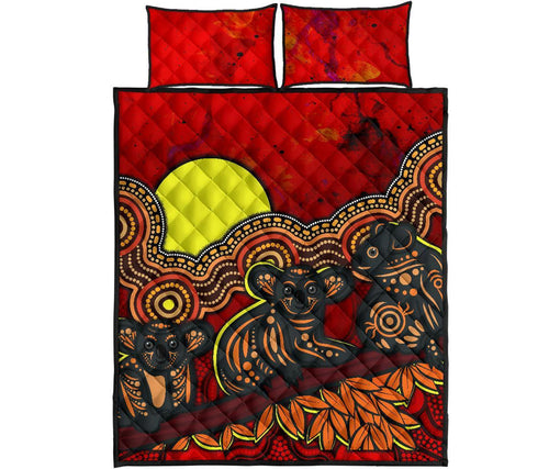 aboriginal-quilt-bed-set-australian-indigenous-koala
