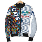 custom-personalised-geelong-naidoc-week-womens-bomber-jacket-cats-indigenous-version-special