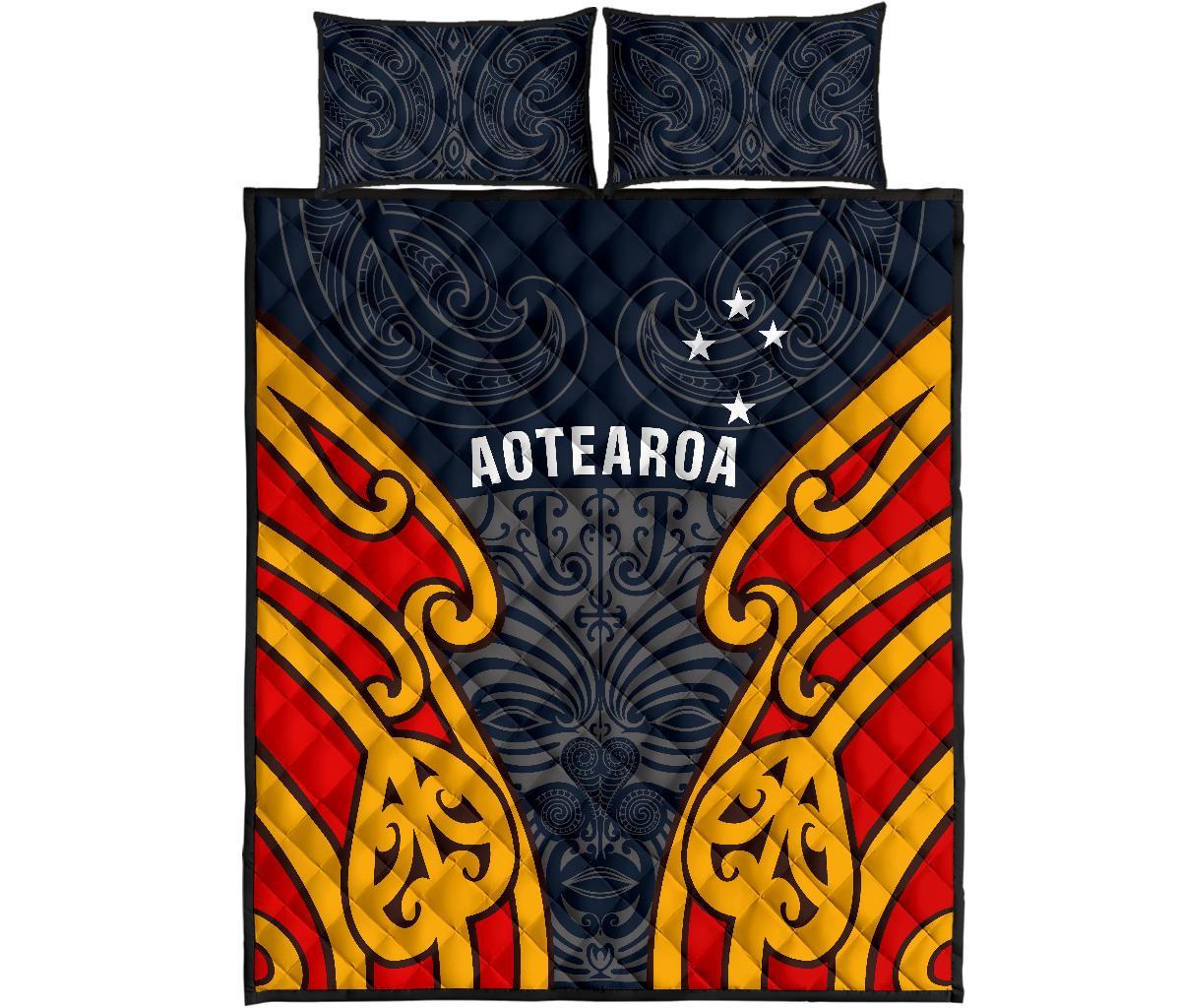 aotearoa-quilt-bed-set-maori-moko