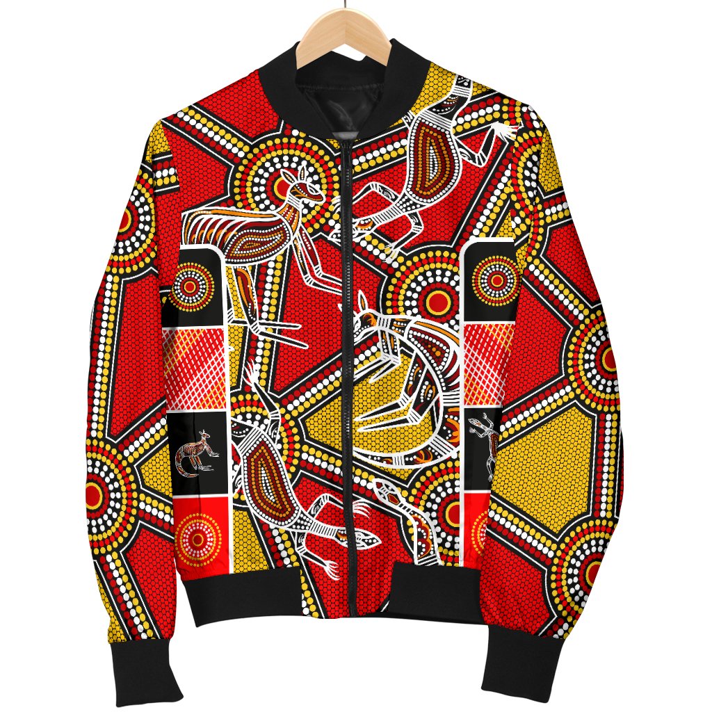 aboriginal-womens-bomber-jacket-kangaroo-dot-painting-patterns