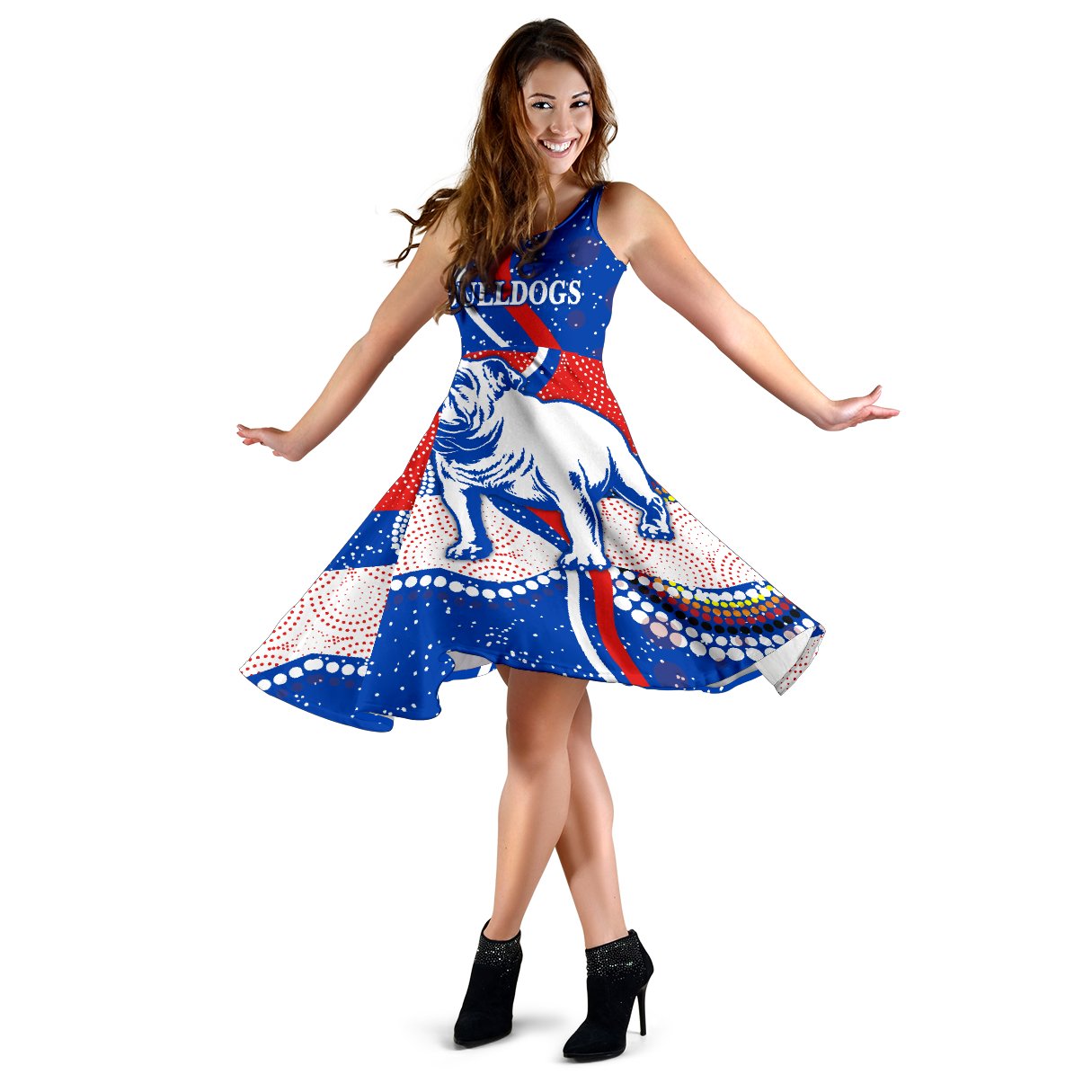 Western Women's Dress Bulldogs Unique Indigenous - Vibe Hoodie