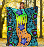 premium-blanket-aboriginal-turtle