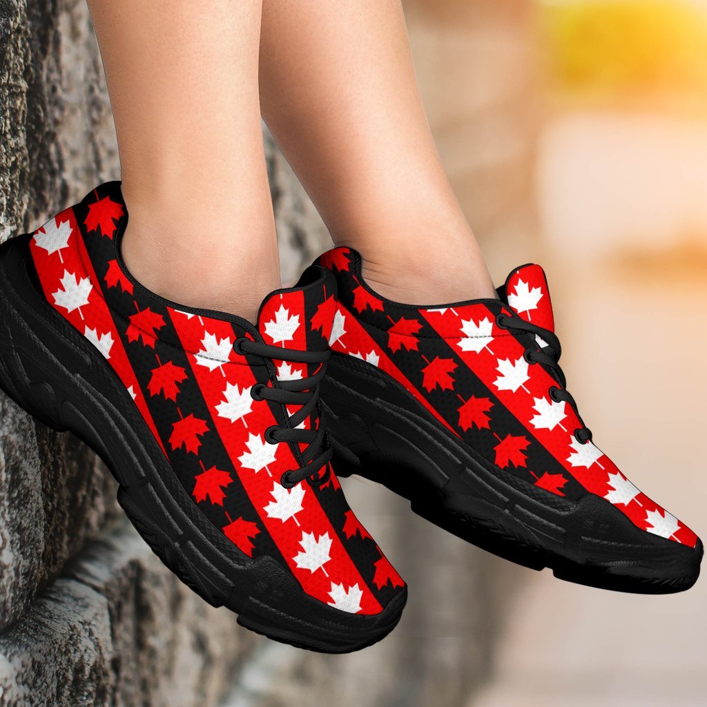 canada-pattern-chunky-sneakers