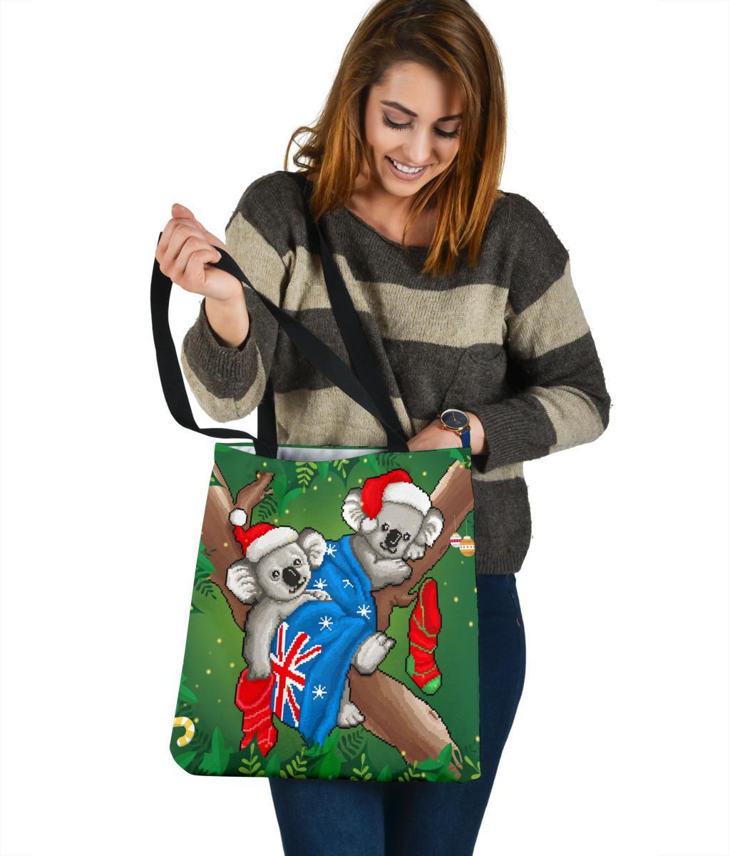 christmas-tote-bags-australia-flag-with-koala-ugly-christmas