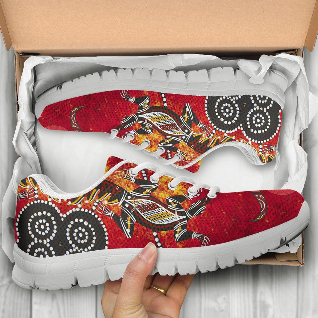 aboriginal-sneakers-crocodile-and-kangaroo-patterns-aboriginal-dot-shoes