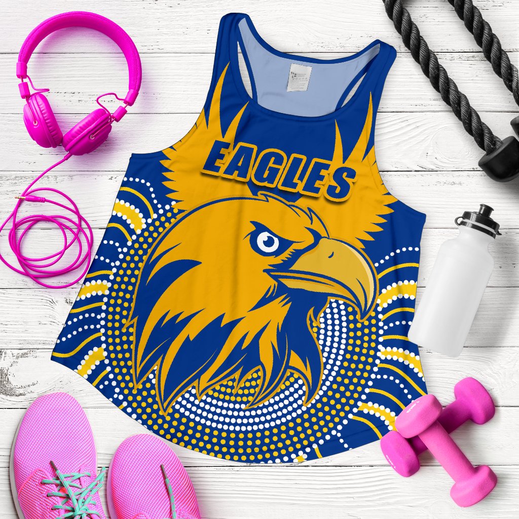 Eagles Women Racerback Tank West Coast Mix Indigenous - Vibe Hoodie