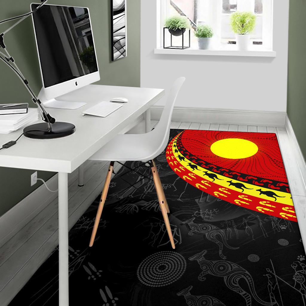 aboriginal-area-rug-indigenous-flag-circle-dot-painting