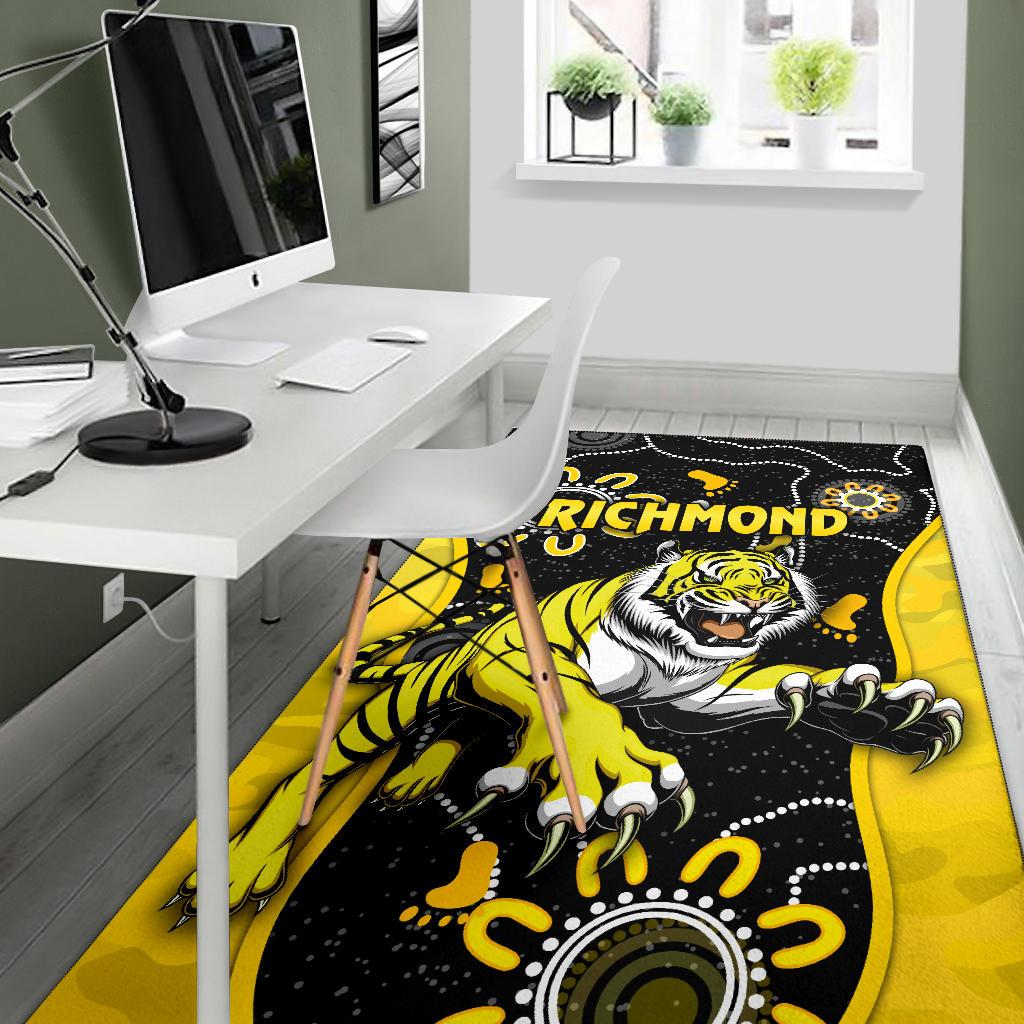 richmond-football-area-rug-tigers-anzac-day-unique-indigenous-3
