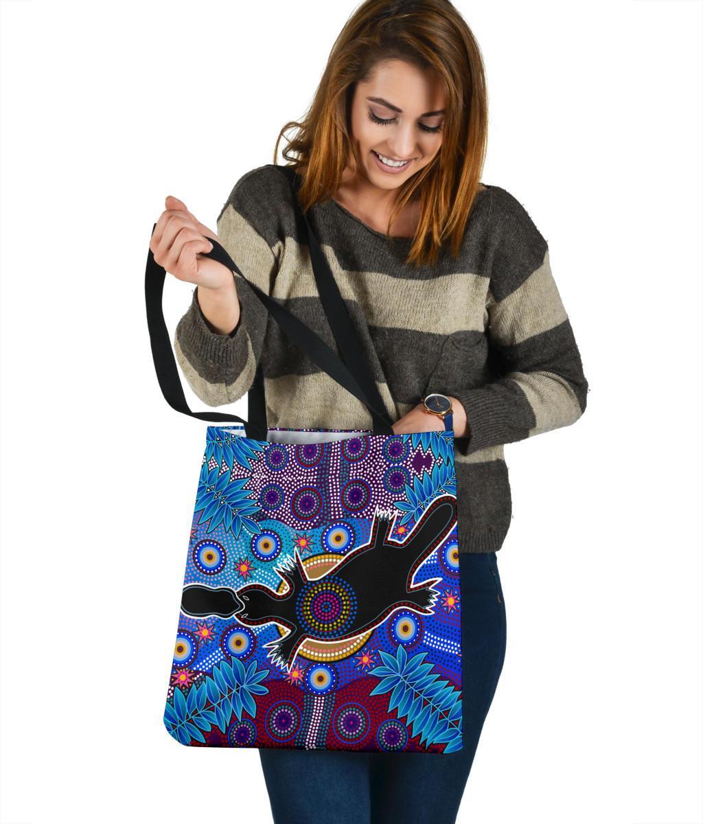 aboriginal-tote-bag-indigenous-platypus