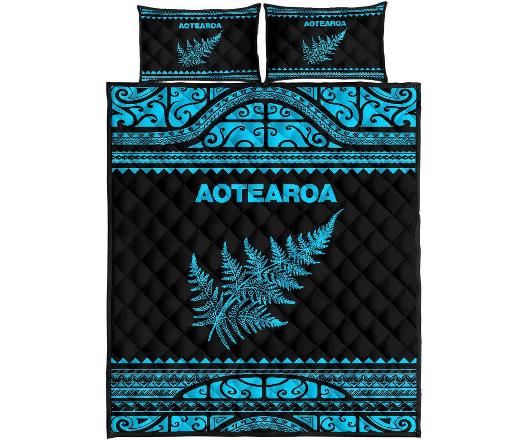 aotearoa-new-zealand-maori-quilt-bed-set-silver-fern-blue