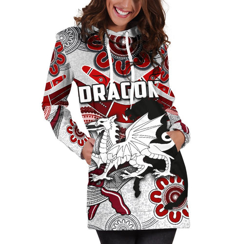 dragons-women-hoodie-dress-st-george-indigenous-white