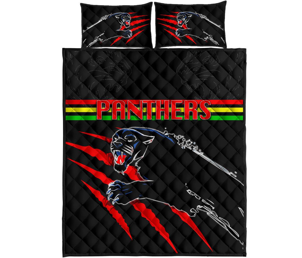 panthers-quilt-bed-set-claws