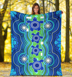 1staustrali-aboriginal-premium-blanket-aboriginal-turtle-family