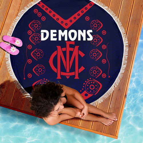 melbourne-demons-indigenous-beach-blanket-football