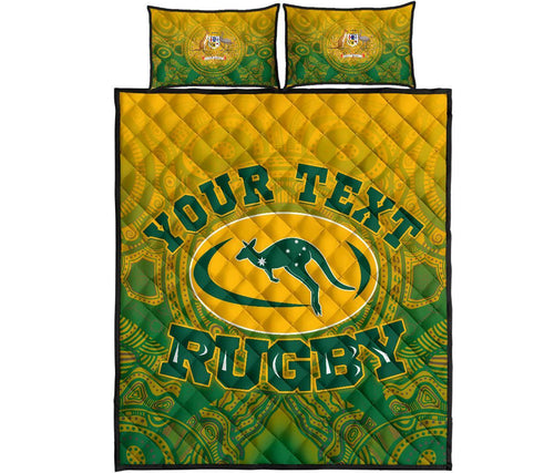 custom-aboriginal-quilt-bed-set-australia-rugby-and-coat-of-arms