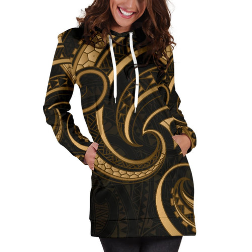 new-zealand-maori-mangopare-women-hoodie-dress-polynesian-gold