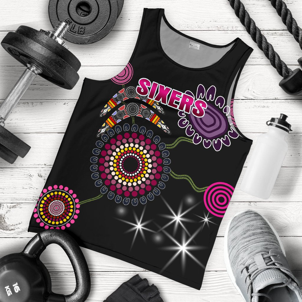sydney-men-tank-top-sixers-indigenous-black