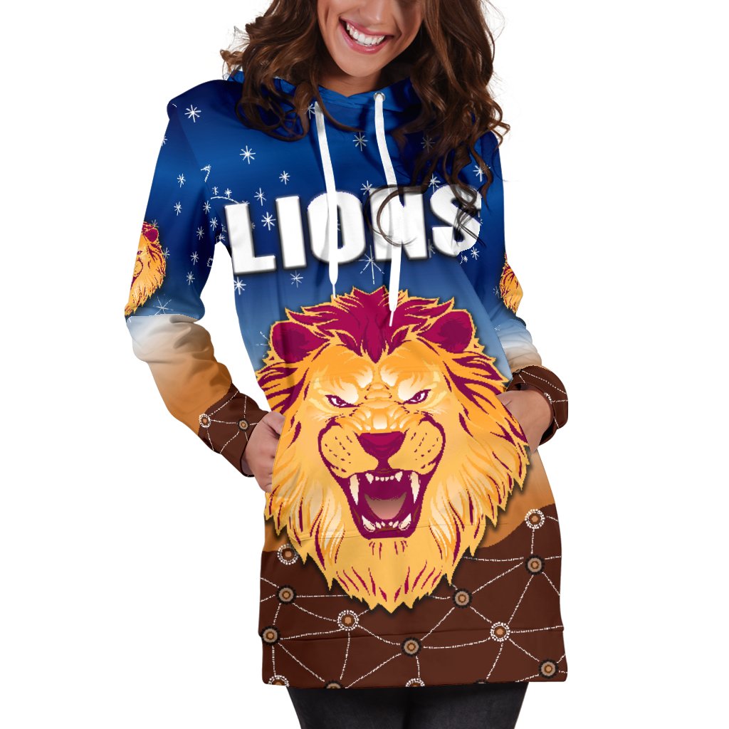 brisbane-lions-women-hoodie-dress-simple-indigenous