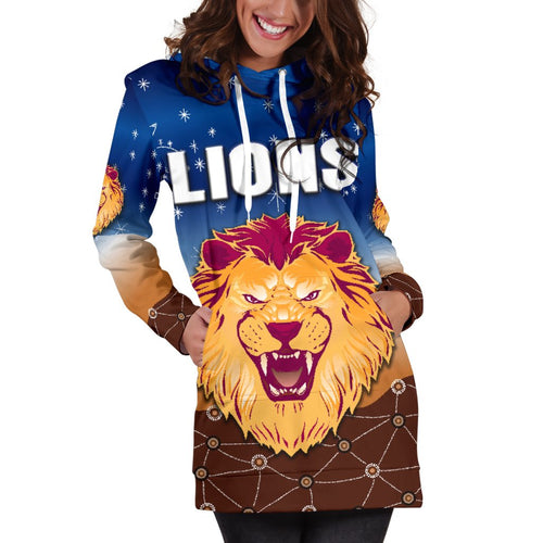 brisbane-lions-women-hoodie-dress-simple-indigenous