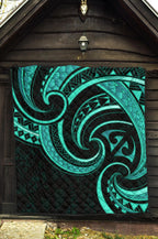 new-zealand-maori-mangopare-premium-quilt-polynesian-turquoise