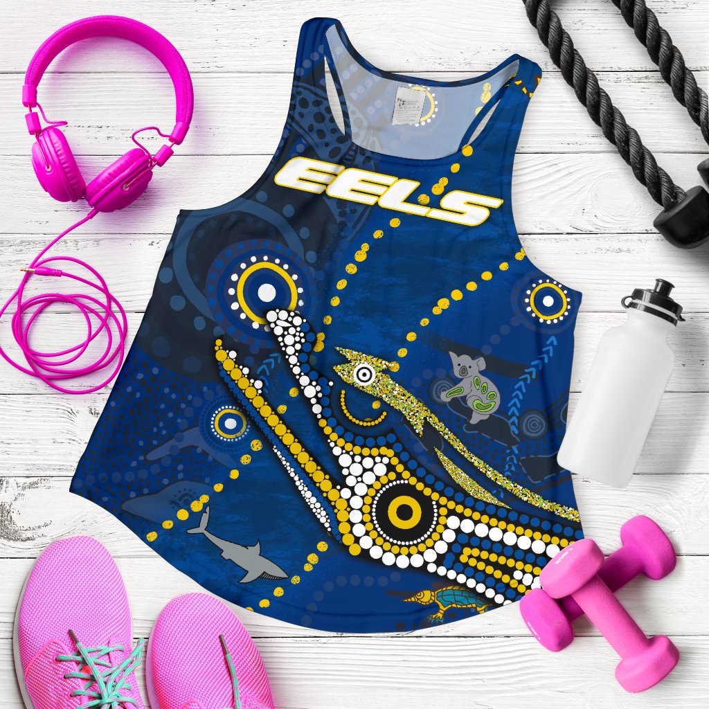 Eels Indigenous Women Racerback Tank Parramatta - Vibe Hoodie