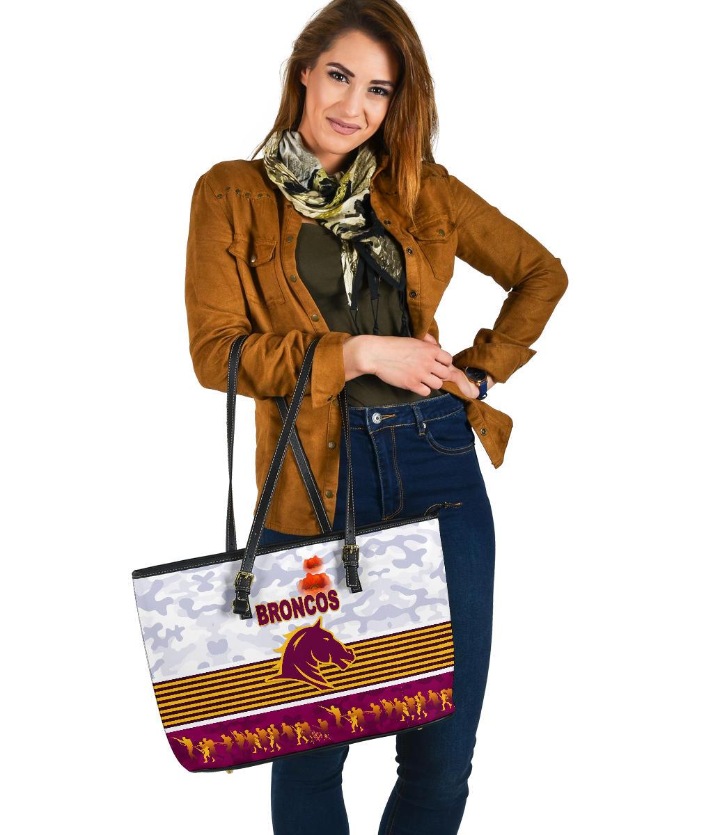 brisbane-broncos-large-leather-tote-anzac-day-simple-style-white
