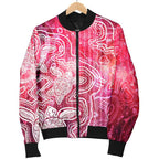 aboriginal-mens-bomber-jacket-sea-turtle-with-indigenous-patterns-pink