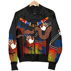 aboriginal-womens-bomber-jacket-australian-boomerang-and-snake-indigenous-art